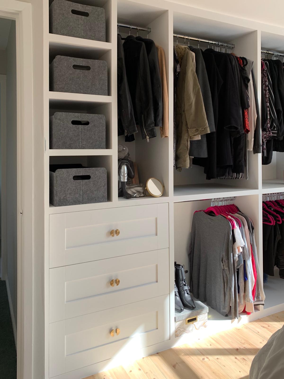 Handcrafted fitted bedroom in Maidenhead with shaker doors