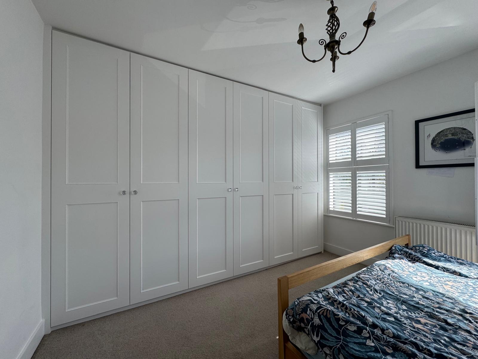 Bespoke fitted bedroom with luxury dressing room in Berkshire