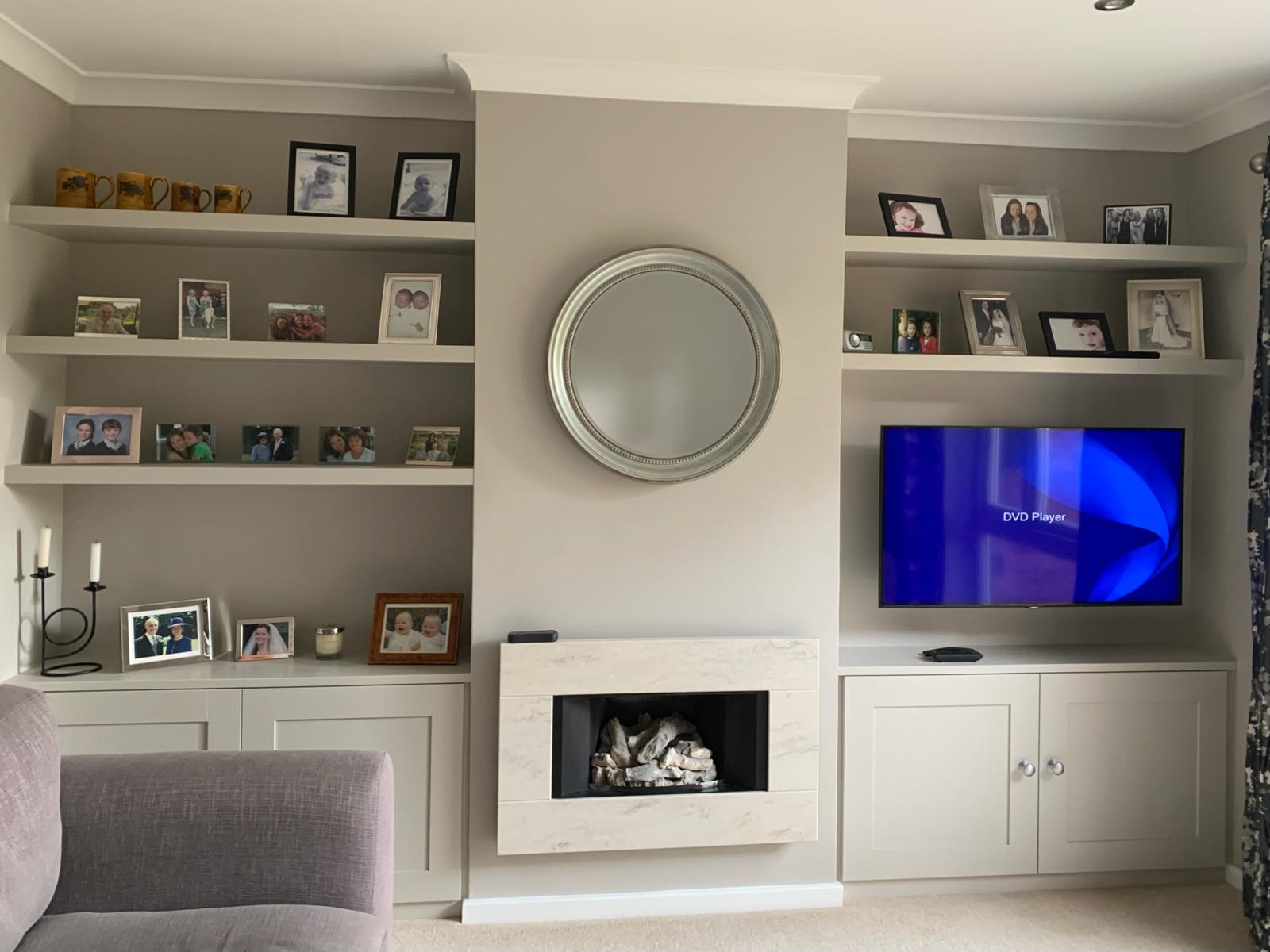 Custom dining room fitted furniture handcrafted in Berkshire
